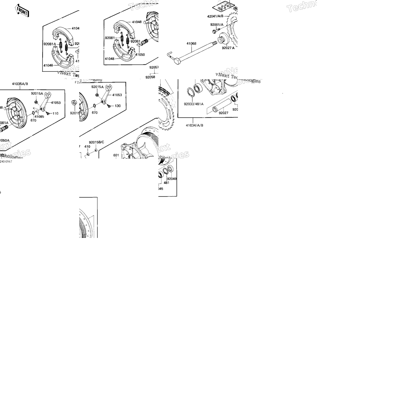 Rear Hub/Brake/Chain
