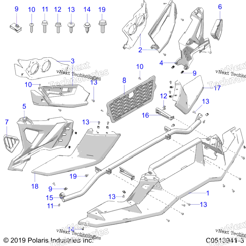 Body, Front Wing All Options