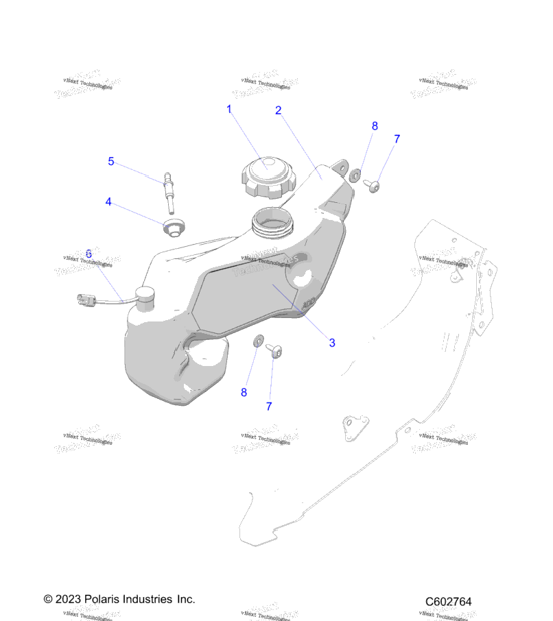 Engine, Oil Bottle Asm
