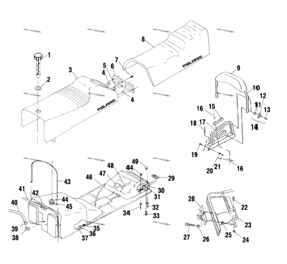 Seat & Gas Tank /Ce