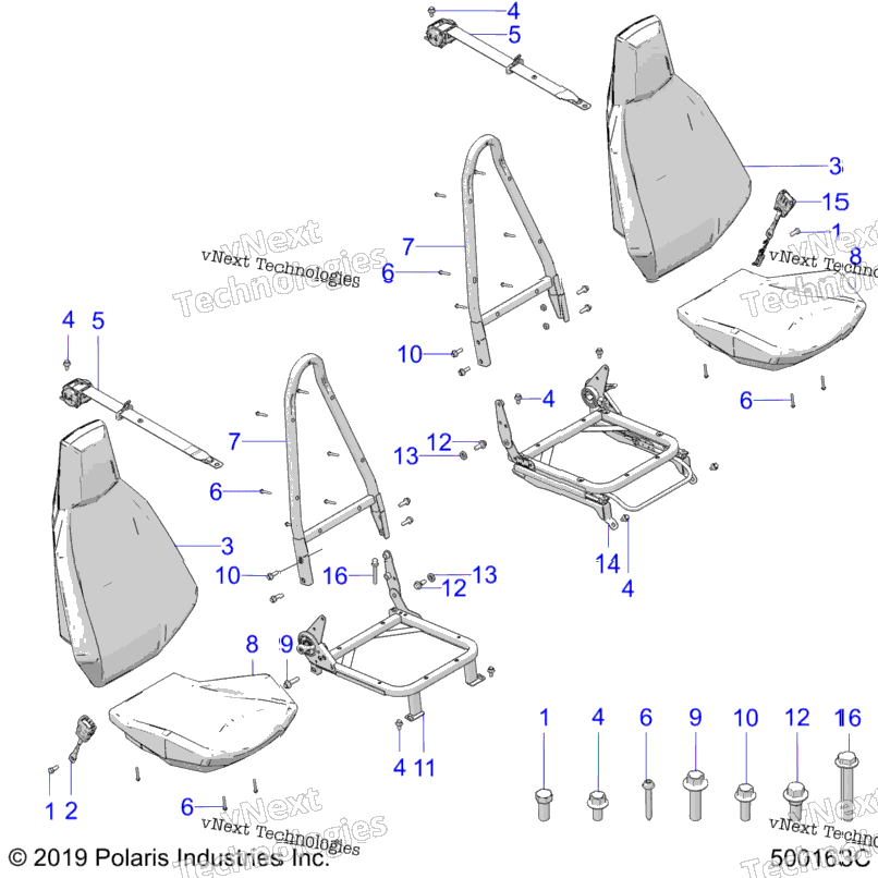Body, Seat And Seat Belt Mounting All Options