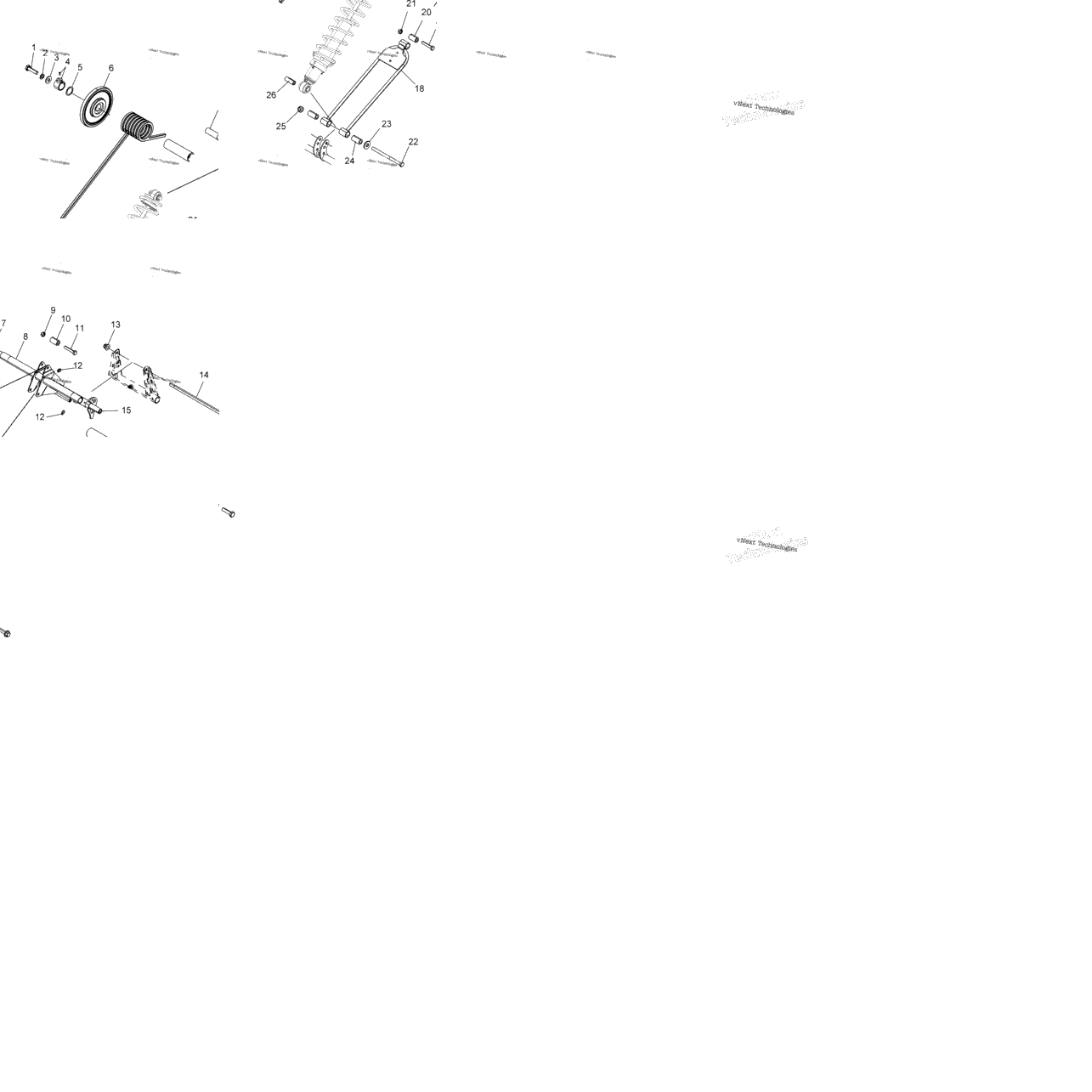 Suspension, Torque Arm, Rear