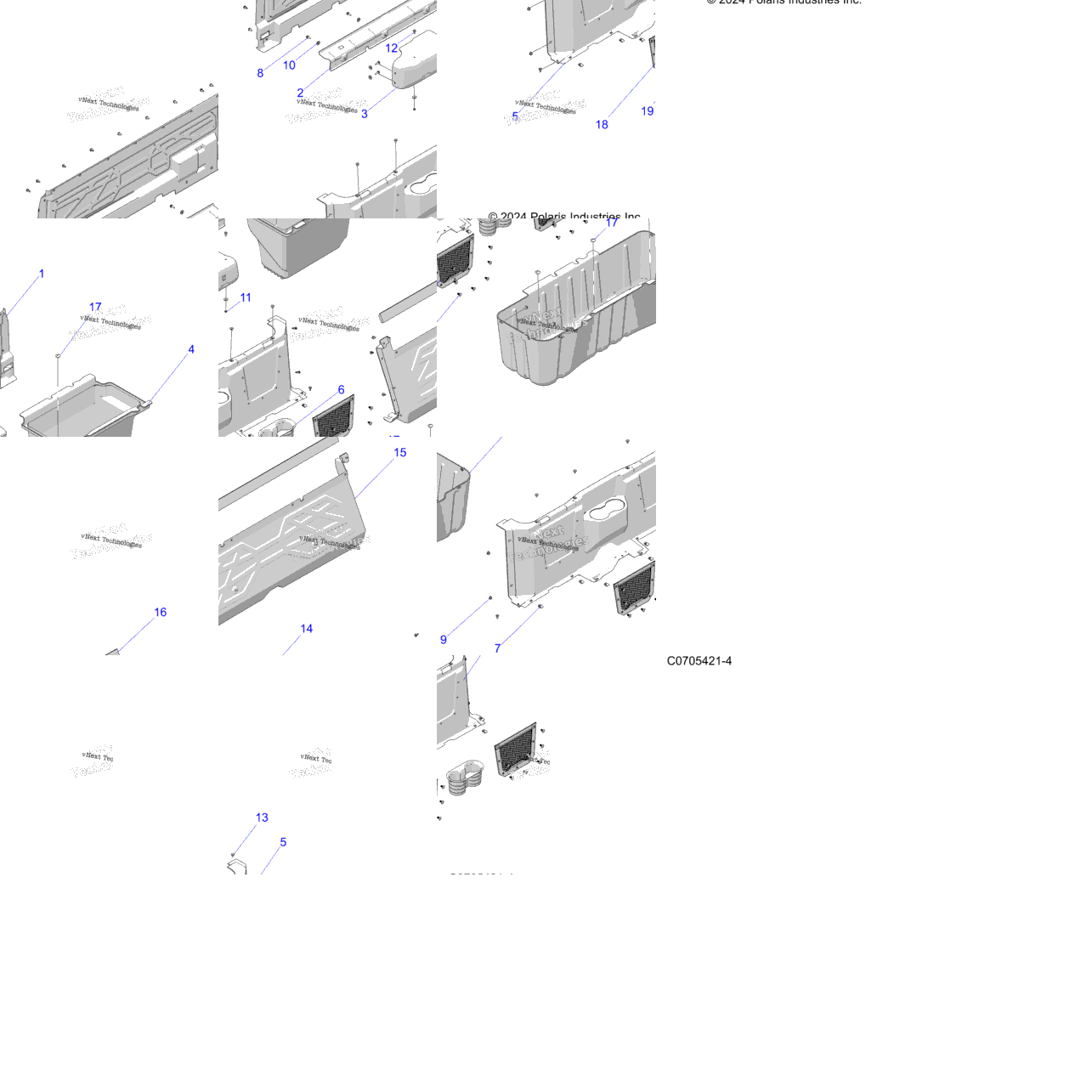 Body, Floor Closeoffs & Bin