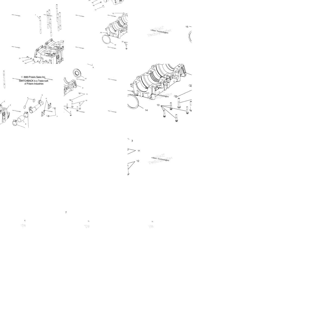Crankcase S04ns8cs/A/B/C/D (4988378837D12)