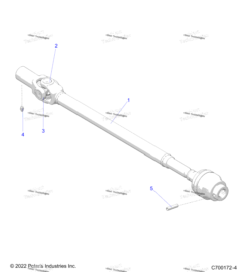 Drive Train, Front Prop Shaft
