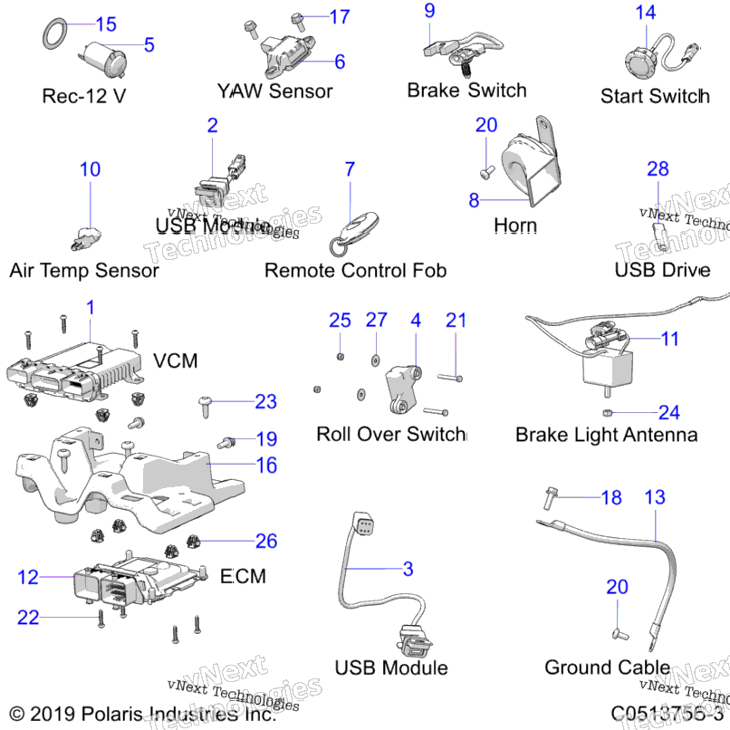 Electrical, Components 1 All Options