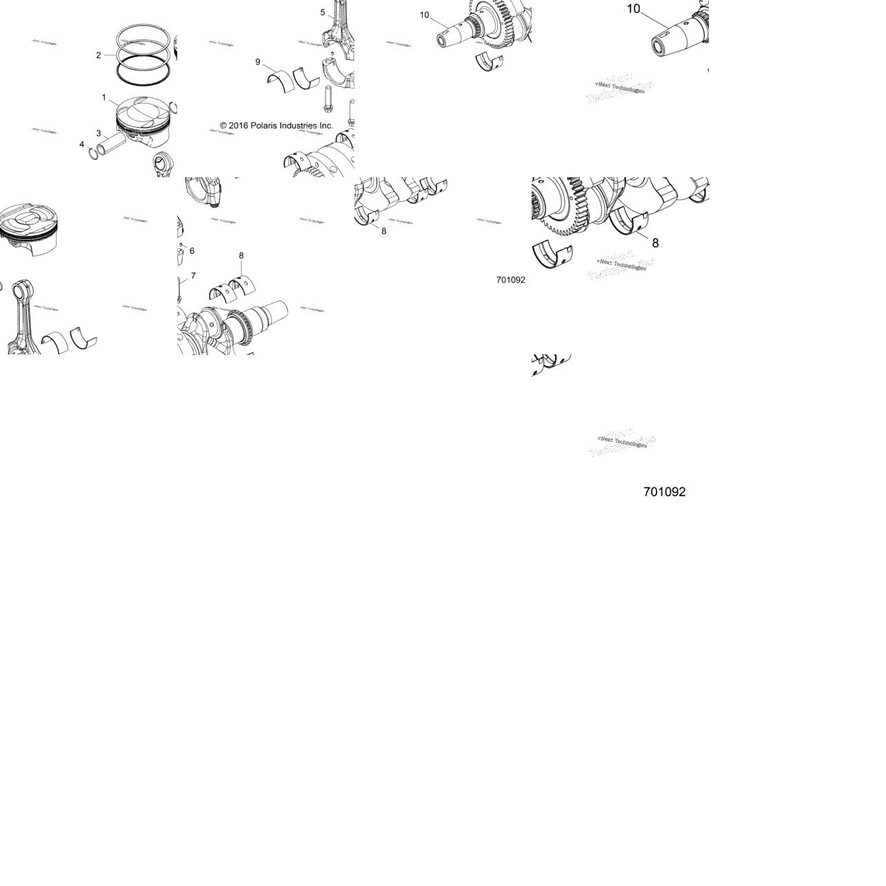 Engine, Crankshaft & Piston