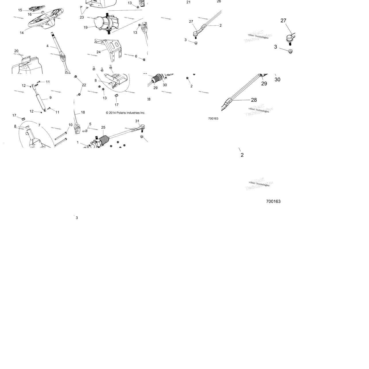 Steering, Power Steering Asm