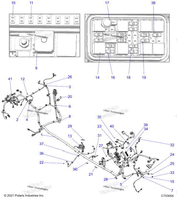 Electrical, Wire Harness, Chassis