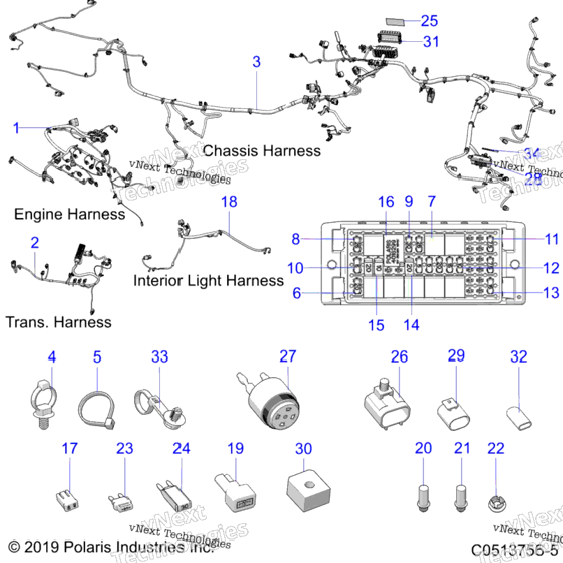Electrical, Wire Harness All Options