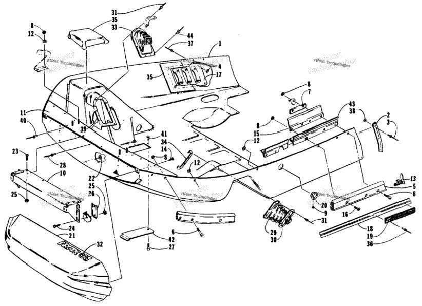 Belly Pan And Nose Cone Assemblies