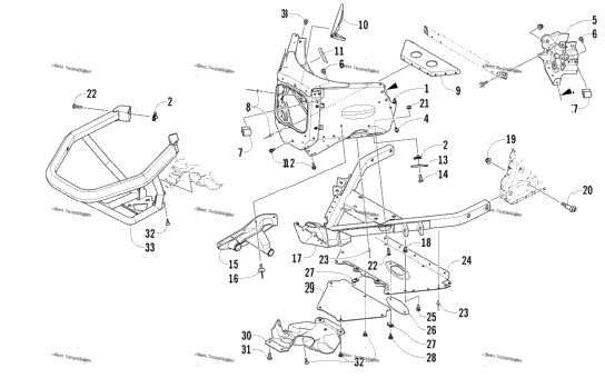 Front Bumper And Frame Assembly