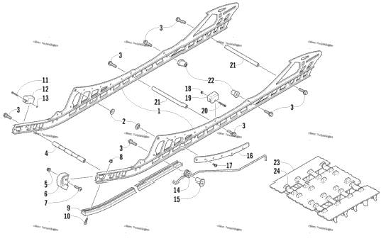 Slide Rail And Track Assembly