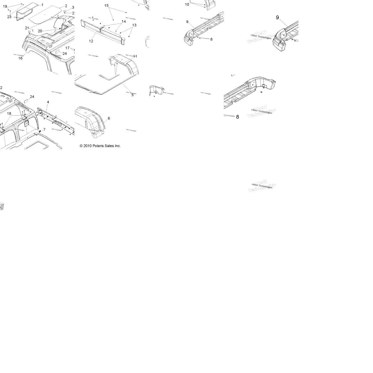 Body, Panel, Rear All Options