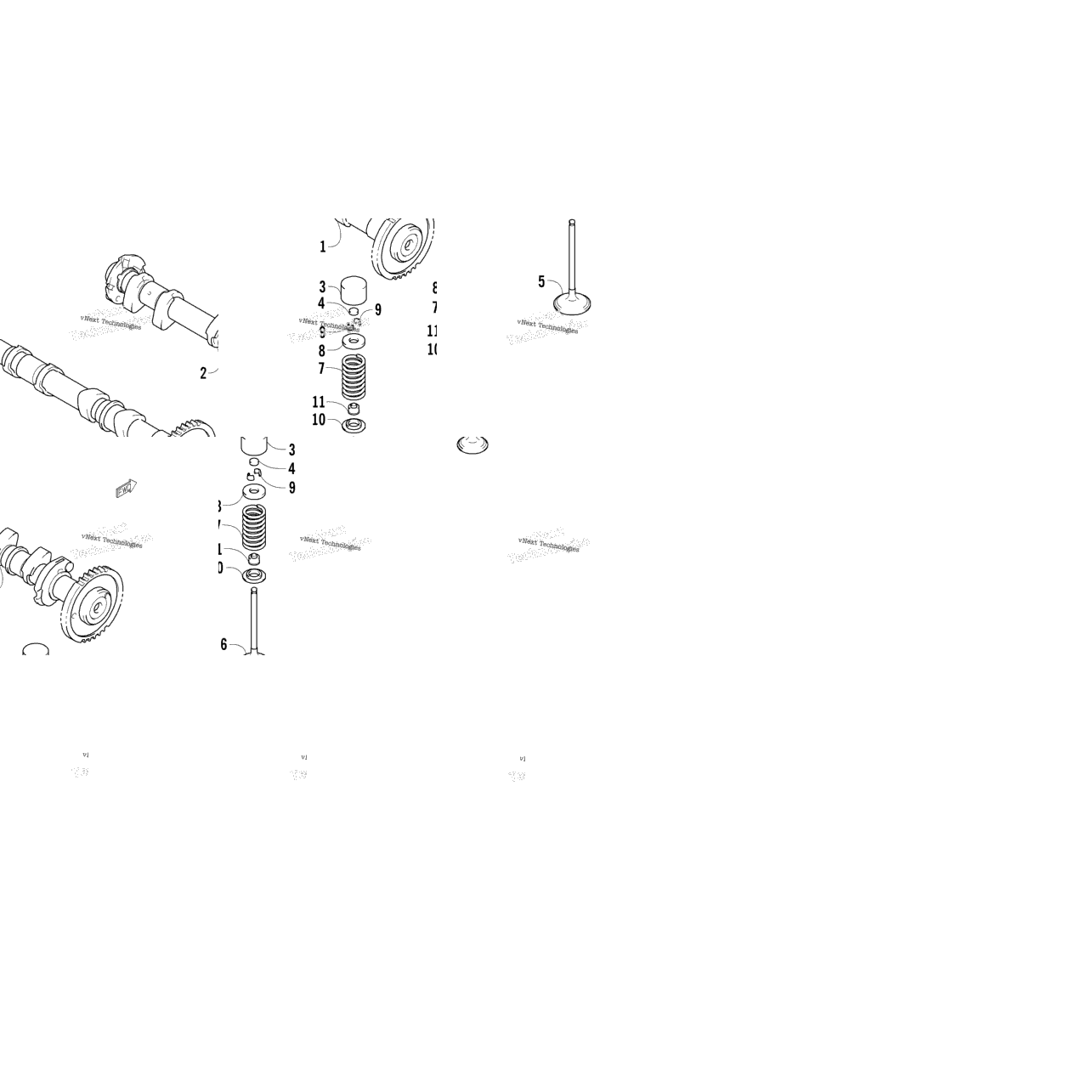 Camshaft/Valve Assembly