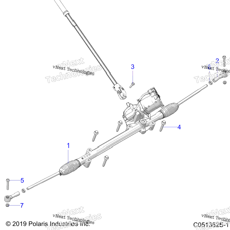 Steering, Lower Steering Asm. All Options