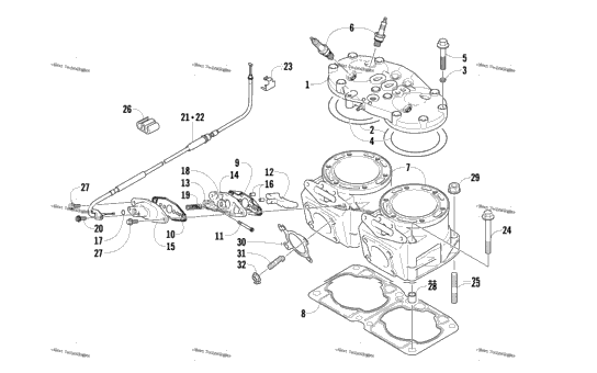 Cylinder And Head Assembly