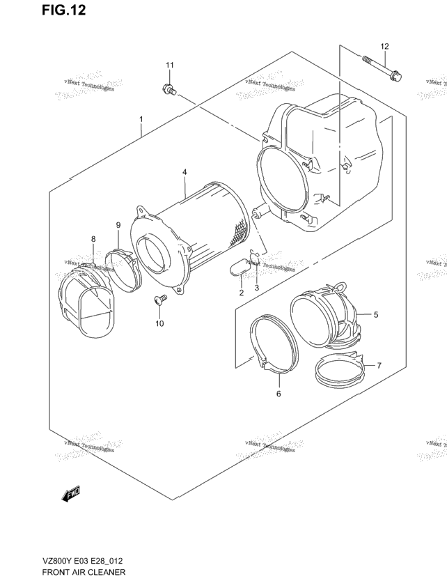 Front Air Cleaner
