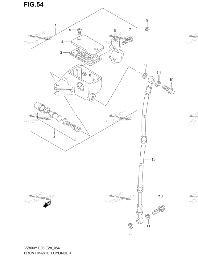 Front Master Cylinder