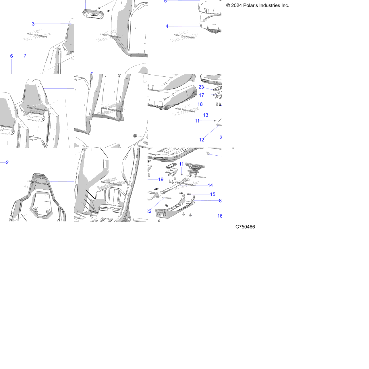Body, Seat Asm., Front