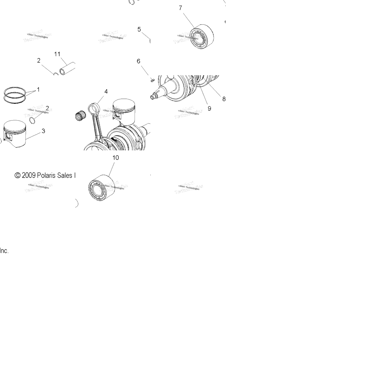 Engine, Piston & Crankshaft All Options