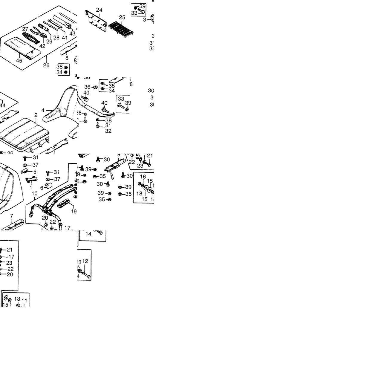 FLOOR MAT / SEAT / SEAT BELT / TOOL