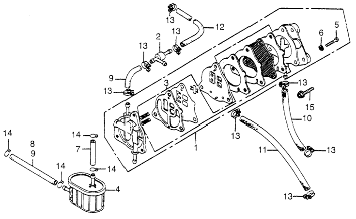 FUEL STRAINER / FUEL PUMP / CHECK VALVE