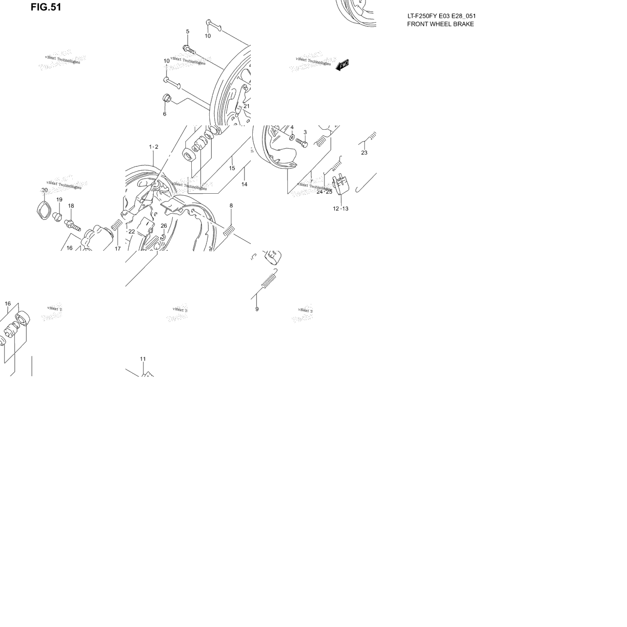 Front Wheel Brake
