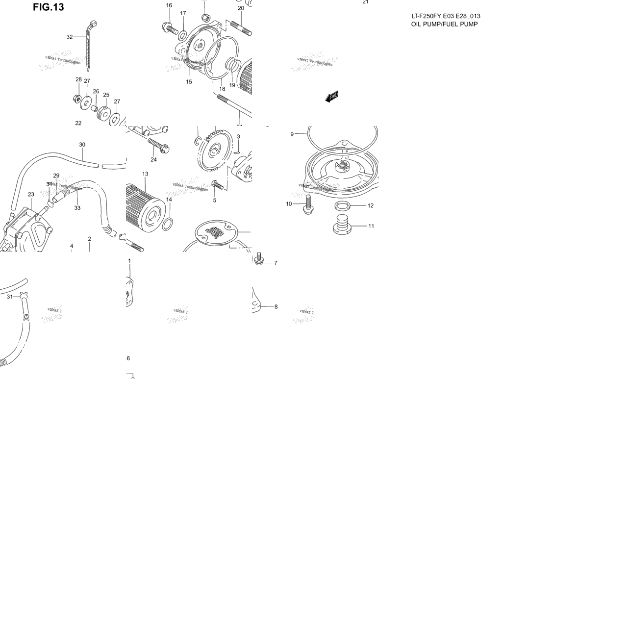 Oil Pump - Fuel Pump