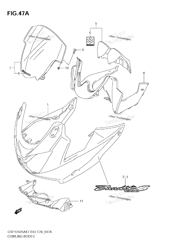 Cowling (Model K8)