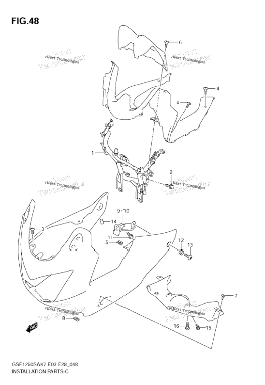 Cowling Installation Parts